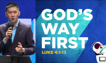 Sermon cover of First Things First (1/2): God’s Way First