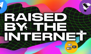 Series cover of Raised By The Internet